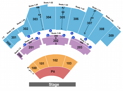 The Wharf Amphitheatre Thomas Rhett Seating Chart